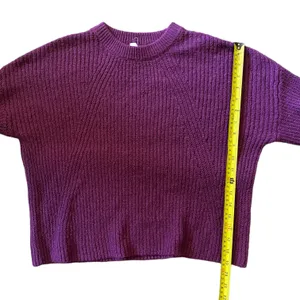 BP Purple Knit Cotton Blend Sweater NEW Size Medium thumbnail 3