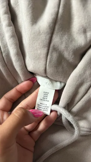 H&M Hoodie Tan Basic thumbnail 2
