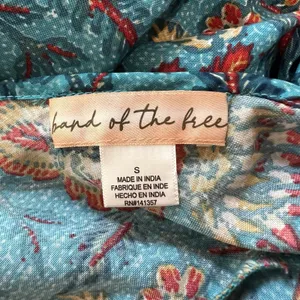 Band Of The‎ Free Faux Wrap Maxi Dress Floral Boho Peasant Romantic Cottagecore thumbnail 10