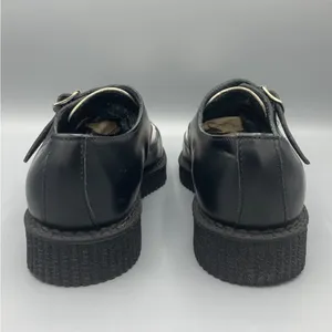 Underground Originals Black & White Creepers in Leather Size 5- FL-SH-057 thumbnail 6