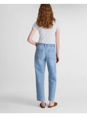 NEW Madewell The Darted Barrel-Leg Jean - Size: 29 thumbnail 9