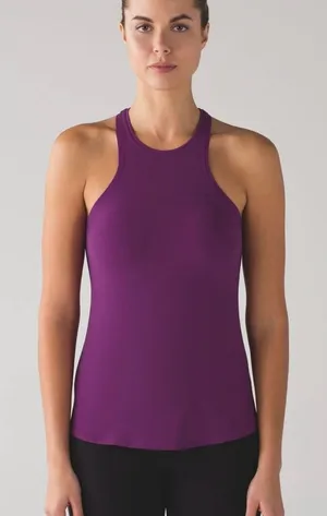 Lululemon Simply Bare Tank in Aurora / Black Nulu Racerback Top Yoga Athletic thumbnail 1