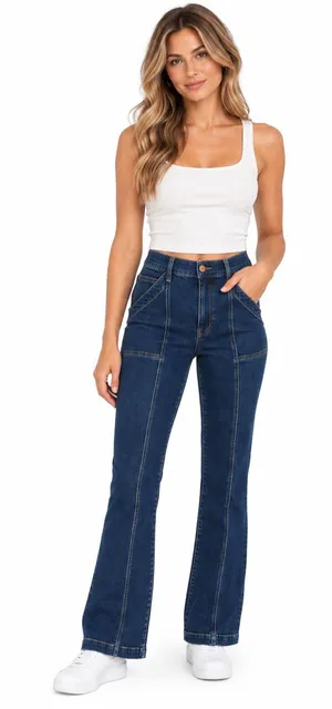 Madewell Mid-Rise Kick Out Jeans Dark Wash Size 29 thumbnail 1