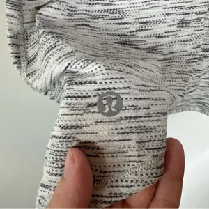 Lululemon Squad Goals‎ Tank Tiger Space Dye Black White Size 10 thumbnail 6