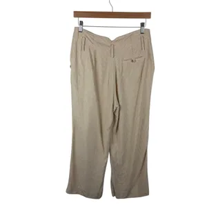 Sézane Cream Corduroy‎ Wide Leg Trousers Pants Size 40 US 8 Minimalist Old Money thumbnail 5