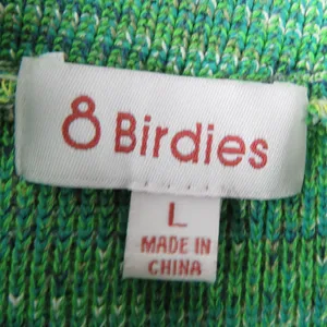 Verge Girl 8 Birdies Green Marled Knit High Rise Body Con Mini Skirt Large thumbnail 4