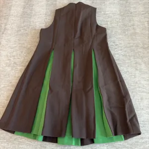 Tuckernuck Brown Green Demitasse Griffiths Dress NWT Size Small Lined‎ thumbnail 5