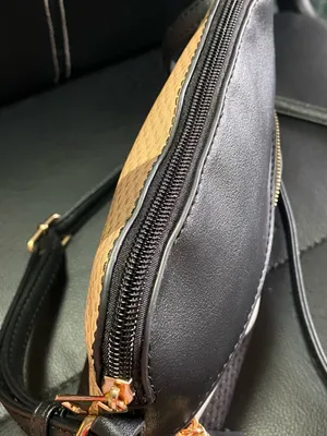 Unbranded Black Crossbody Bag with Striped Accent and Tassel Detail thumbnail 3