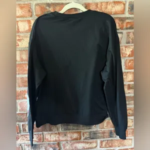 Black Santa Claus Sequined long sleeve top thumbnail 3