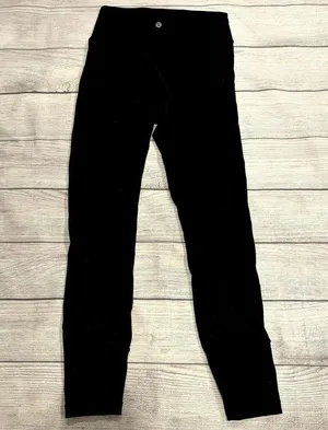 Lululemon In Movement 7/8 Tight Everlux 25" Black Legging Women Size 6 thumbnail 7