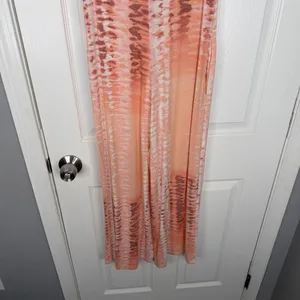 Sz S Tart $108 MSRP NWOT Rayon Peach Tie Die Jumpsuit thumbnail 10