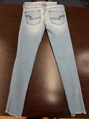 American Eagle 360 Super Stretch Super Soft X4 Super Low Jeggings Size 6 thumbnail 3