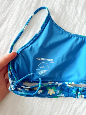 PacSun NWOT Swim Floral Bikini Top thumbnail 2