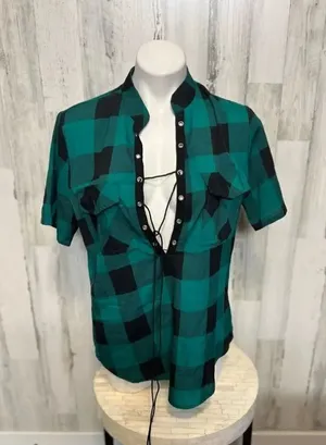 Green blouse Green Size XL thumbnail 1
