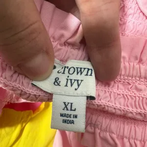 CROWN & IVY Rainbow Striped Maxi Dress thumbnail 6