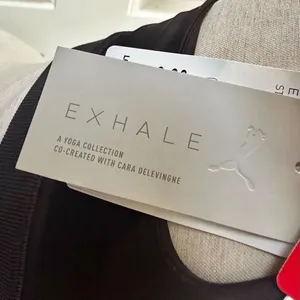Puma Exhale black red stripe sports bra thumbnail 7