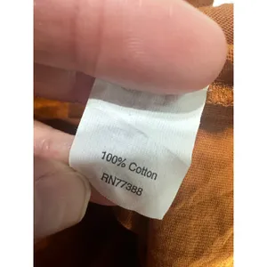 J.Crew Womens Ruffle Front Tank Top‎ Burnt Orange Rust Cotton Y2K Scoop Neck S thumbnail 7