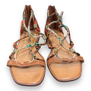 Aldo women Occeran Flat Caged‎ Sandals Sz 8 thumbnail 2
