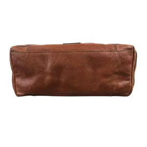 FOSSIL Jori Cow Leather Hobo Bag Exterior Pockets Brown Office Everyday Timeless thumbnail 7