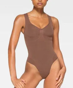 SKIMS NEW! JASPER Sculpting Thong Bodysuit XS thumbnail 6