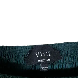 VICI Smocked Textured Babydoll Balloon Sleeve Tunic Top Teal Boho Size Medium thumbnail 5