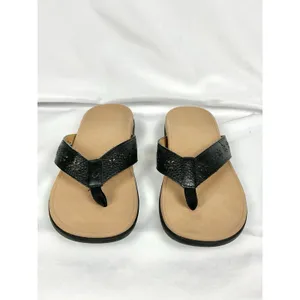 Vionic Shona Supportive Orthotic Flip Flops Perforated Sandals Sz 10.5 Approx. thumbnail 2
