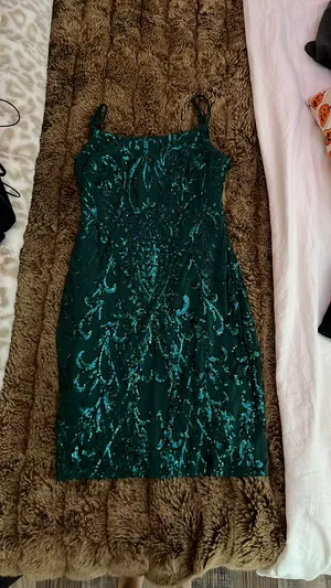 Green Sparkle Midnight Doll Dress thumbnail 1