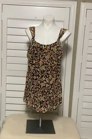 Blouse Brown Size L thumbnail 1