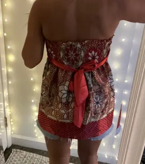 Wet Seal vintage  strapless top thumbnail 2
