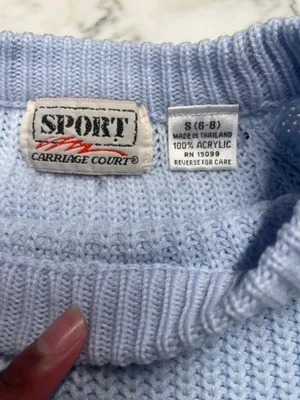 Light Blue Knit Sweater thumbnail 2