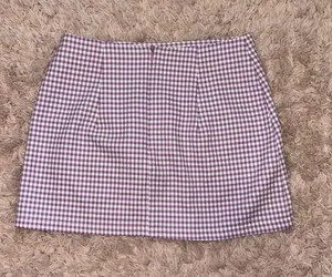 Purple Plaid Urban Outfitters Mini Skirt thumbnail 3