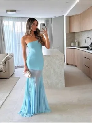 Deme by Gabriella x REVOLVE Dahlia Gown in Blue thumbnail 3