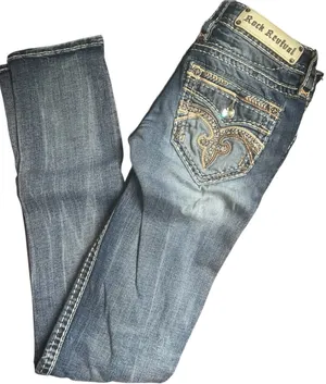 Rock Revival Jeans Size 23/31 Used thumbnail 1