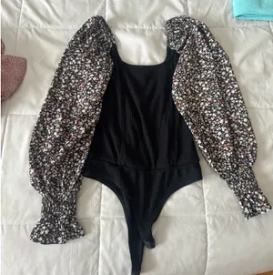 Floral Long Sleeve Bodysuit thumbnail 4