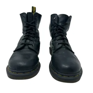 Dr. Martens 1460 Pascal Virginia‎ Soft Leather Boots Black Combat Size US 7 thumbnail 4