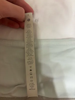 of Lululemon Speed Up High-Rise Lined Shorts White thumbnail 3