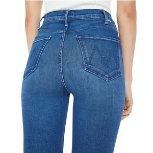 MOTHER The Hustler Flood Fray Jeans Whatever You Want Wash‎ Size 26 thumbnail 11