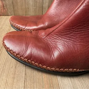 Pikolinos Brown Leather Women’s Ankle Boots w/ Moccasin‎ Stitching size 9.5 (40) thumbnail 4