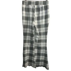 ✨Graysons Threads - Plaid Lounge Wide Leg Graphic Sz Medium Pants✨ thumbnail 3