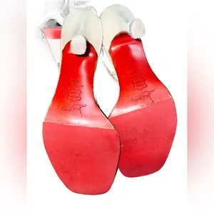 Roeposh - Tan TStrap Christian Louboutin Heels Shoes 39 1/2 thumbnail 7