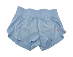Buc-ee's Shorts Women XL Running Light Blue Logo EUC thumbnail 1
