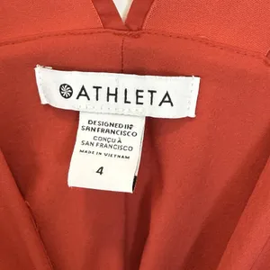Athleta Savannah Jumpsuit Romper 4 Wide Leg Casual Current Red thumbnail 7