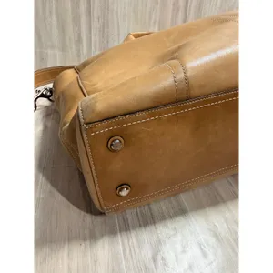 Coach Y2K Legacy‎ Transatlantic Business Leather Tote Briefcase Bag Tan F70103 thumbnail 5