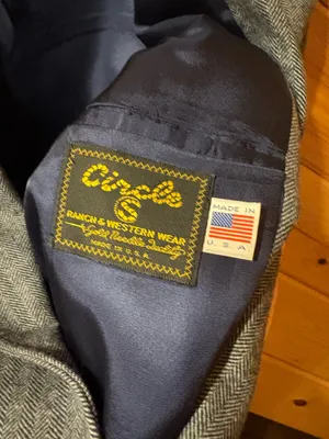 Vintage Circle S Western Blazer with Suede Elbow Patches – Oversized Fit thumbnail 5