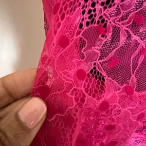 For Love And Lemons Neon Pink Lace Blouse thumbnail 3