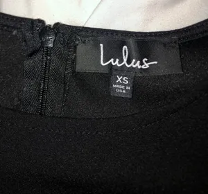 Lulus Black Ruffle Dress thumbnail 3