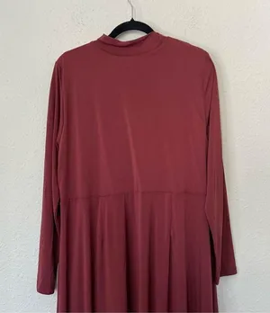 Eloquii Asymmetrical Long Sleeve Midi Dress NEW Plus Size 18 thumbnail 5