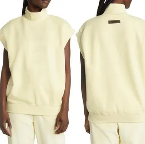 Fear of God Essentials Mock Neck Cotton Blend Vest Sweater size XS thumbnail 2