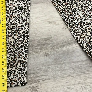 Urban Outfitters Leopard Print Elastic Waist Zip Front Straight Leg Pants XS thumbnail 13