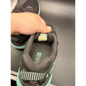 Hoka One One Clifton 4 Running Shoes Womens 8.5 Black Cyan Mesh Athletic Sneaker thumbnail 6